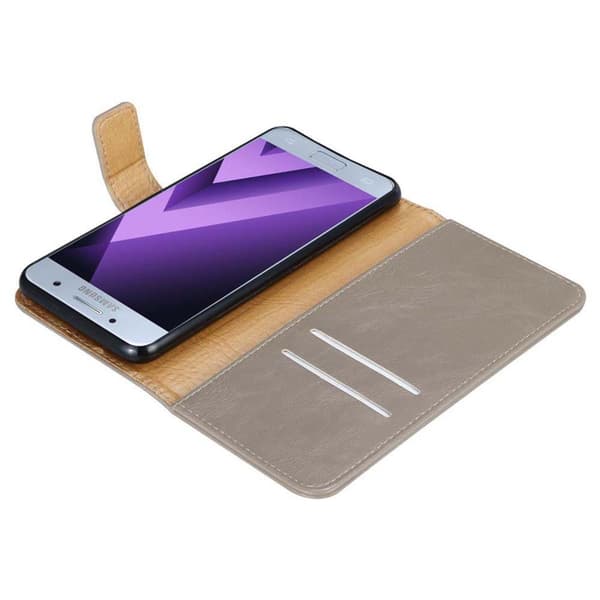 Samsung Galaxy A7 2017 Suojakotelo Suojakuori Lompakkokotelo Matkapuhelinkotelo jossa magneettisuljenta, jalusta-toiminto ja korttitasku