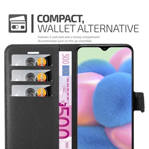 Deksel til Samsung Galaxy A50 4G / A50s / A30s Lommebokdeksel med magnetisk lukking, stativfunksjon og kortlomme