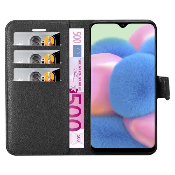 Deksel til Samsung Galaxy A50 4G / A50s / A30s Lommebokdeksel med magnetisk lukking, stativfunksjon og kortlomme
