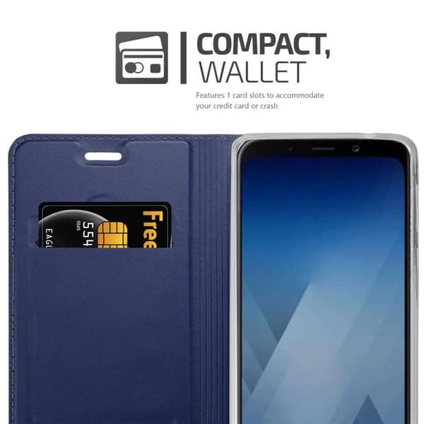 Samsung Galaxy J6 2018 Suojakotelo Suojakuori Lompakkokotelo Matkapuhelinkotelo jossa magneettisuljenta, jalusta-toiminto ja korttitasku