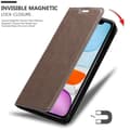 Miniatyrbilde 7 av 8: Lommebokdeksel til iPhone 12 MINI Deksel med magnetisk lukking, stativfunksjon og kortlomme