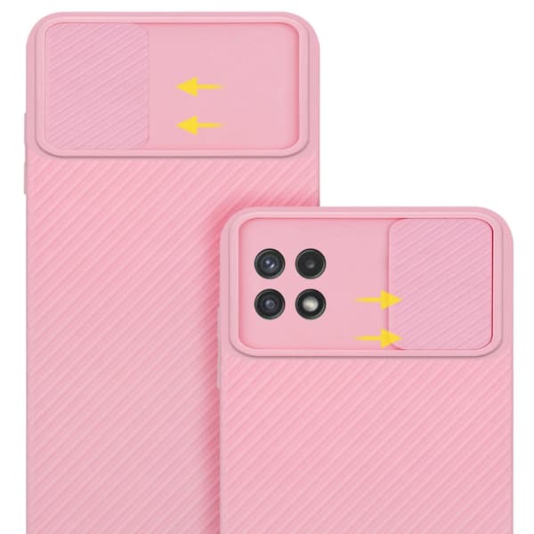 Deksel til Samsung Galaxy A22 5G med kamerabeskyttelse