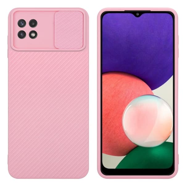 Deksel til Samsung Galaxy A22 5G med kamerabeskyttelse
