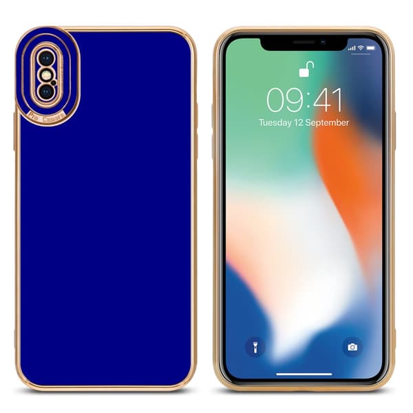 Silikondeksel til iPhone X / XS med kamerabeskyttelse
