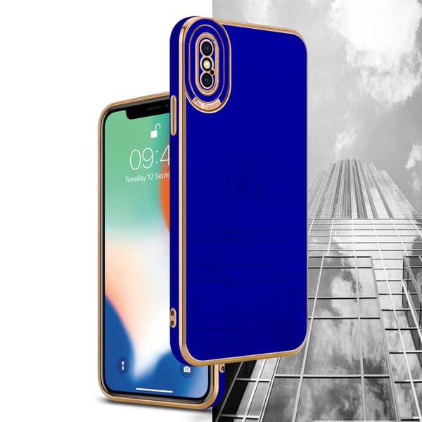 Silikondeksel til iPhone X / XS med kamerabeskyttelse