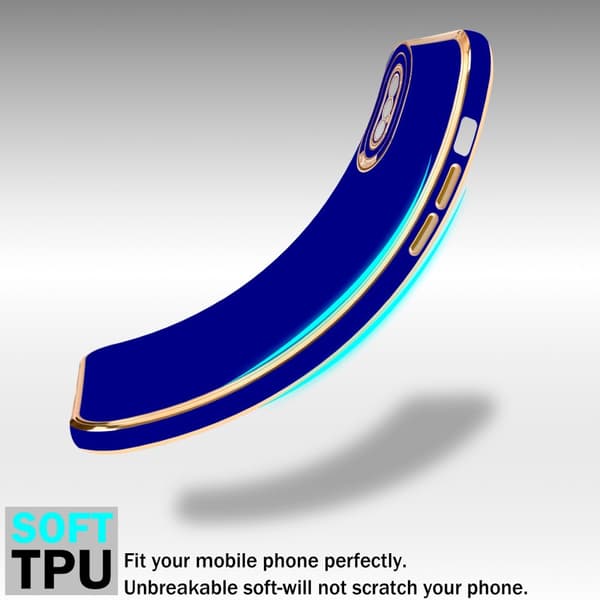 Silikondeksel til iPhone X / XS med kamerabeskyttelse