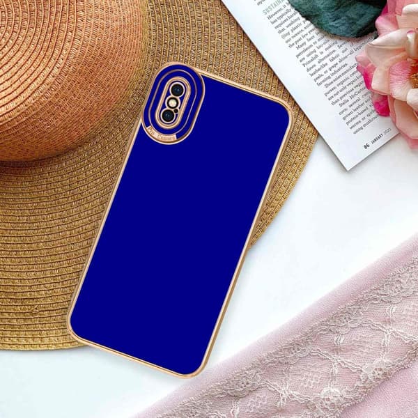 Silikondeksel til iPhone X / XS med kamerabeskyttelse