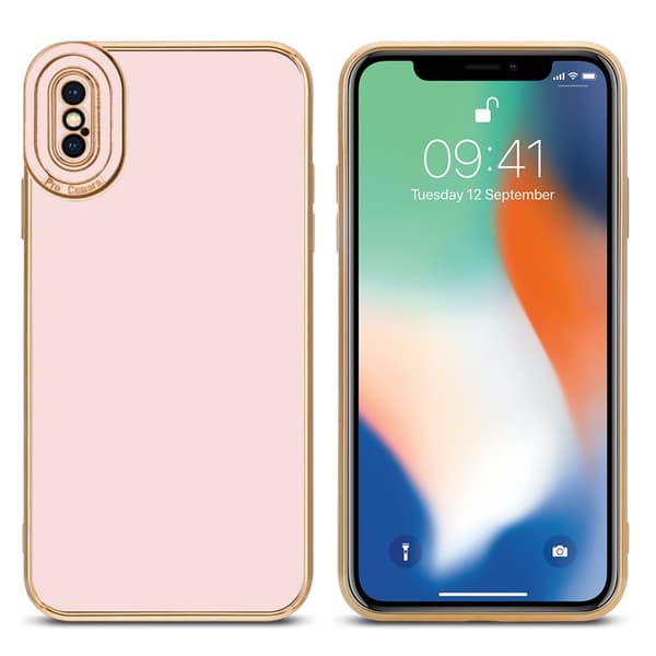 Silikondeksel til iPhone X / XS med kamerabeskyttelse