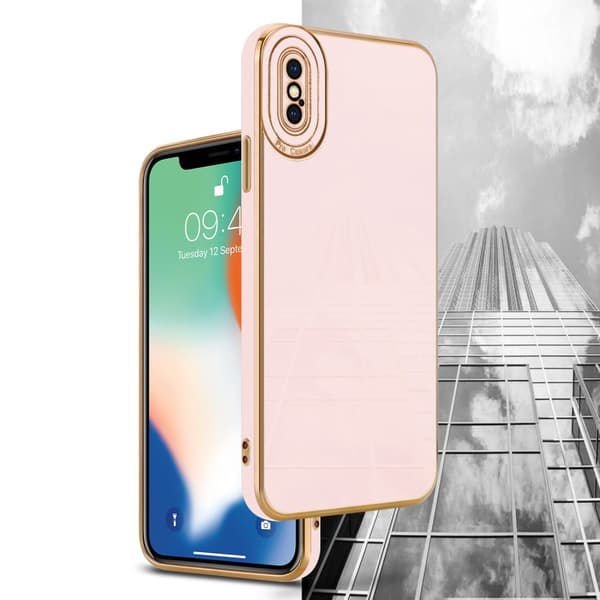 Silikondeksel til iPhone X / XS med kamerabeskyttelse
