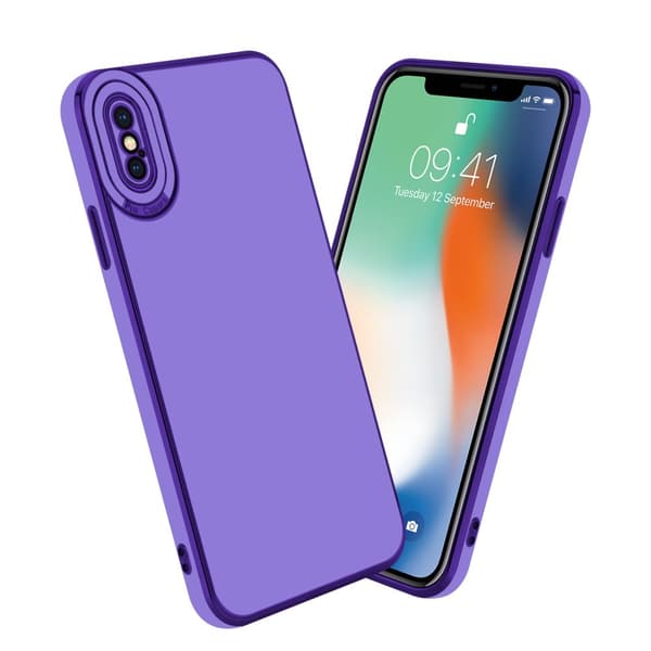 Silikondeksel til iPhone X / XS med kamerabeskyttelse