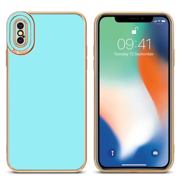Silikondeksel til iPhone X / XS med kamerabeskyttelse