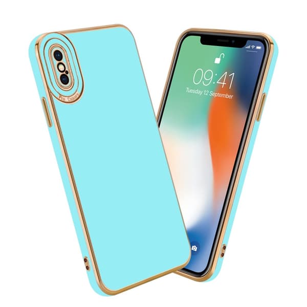 Silikondeksel til iPhone X / XS med kamerabeskyttelse