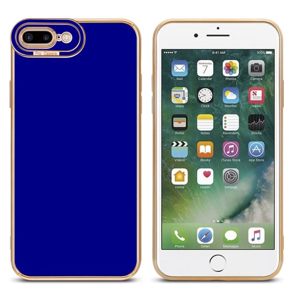iPhone 7 PLUS / 7S PLUS / 8 PLUS Fodral Skal av flexibel TPU-silikon och med kameraskydd Case Cover