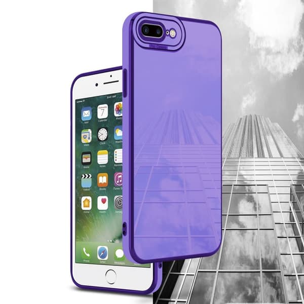 iPhone 7 PLUS / 7S PLUS / 8 PLUS Fodral Skal av flexibel TPU-silikon och med kameraskydd Case Cover