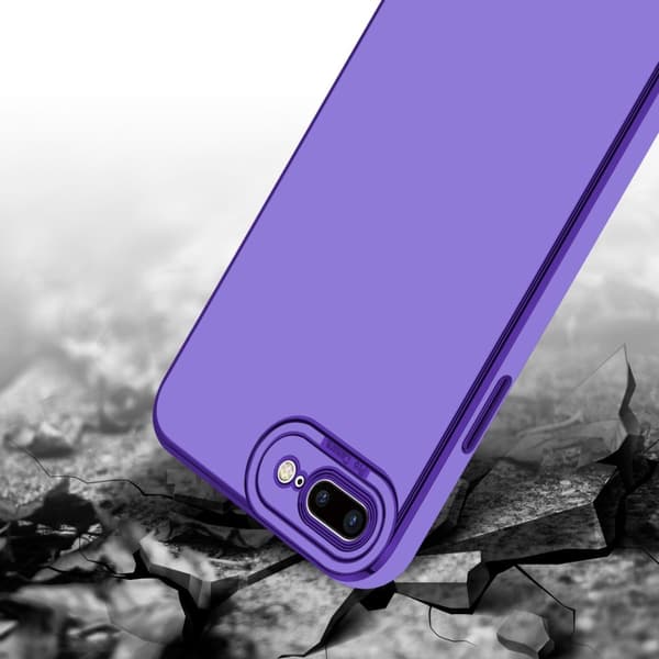 iPhone 7 PLUS / 7S PLUS / 8 PLUS Fodral Skal av flexibel TPU-silikon och med kameraskydd Case Cover