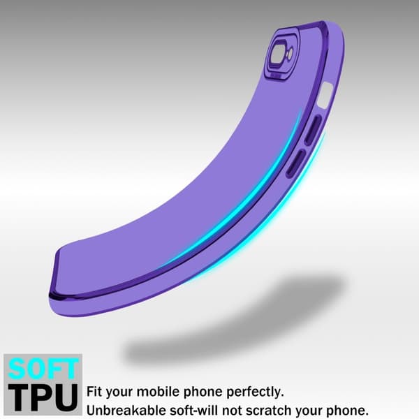 iPhone 7 PLUS / 7S PLUS / 8 PLUS Fodral Skal av flexibel TPU-silikon och med kameraskydd Case Cover