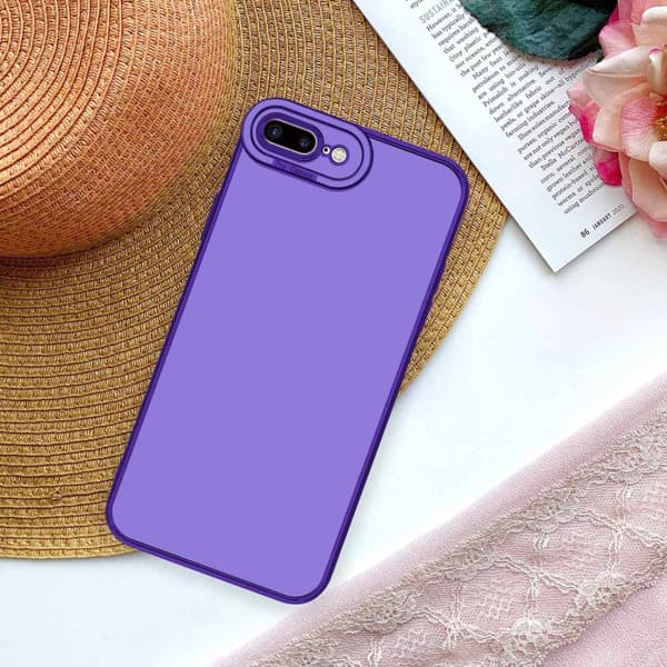 iPhone 7 PLUS / 7S PLUS / 8 PLUS Fodral Skal av flexibel TPU-silikon och med kameraskydd Case Cover
