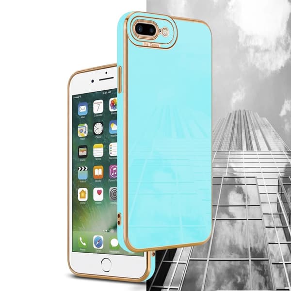 iPhone 7 PLUS / 7S PLUS / 8 PLUS Fodral Skal av flexibel TPU-silikon och med kameraskydd Case Cover