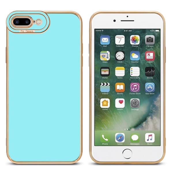 iPhone 7 PLUS / 7S PLUS / 8 PLUS Fodral Skal av flexibel TPU-silikon och med kameraskydd Case Cover