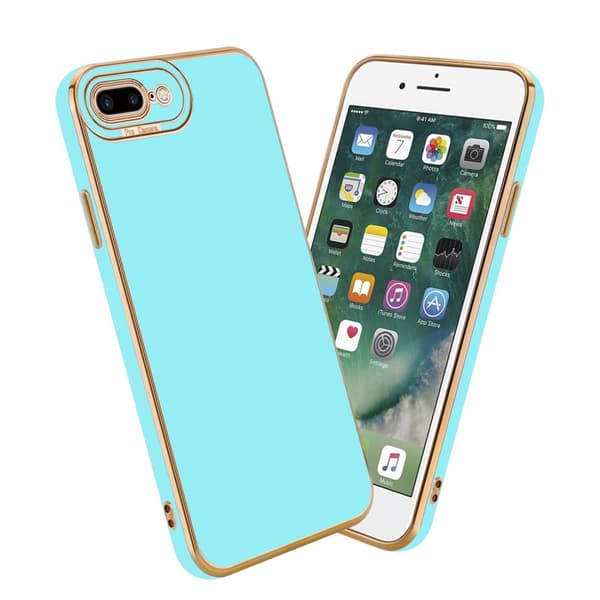 iPhone 7 PLUS / 7S PLUS / 8 PLUS Fodral Skal av flexibel TPU-silikon och med kameraskydd Case Cover