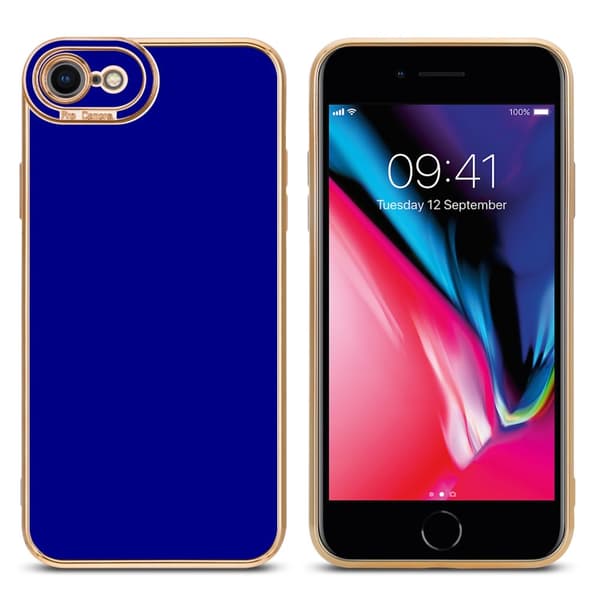 iPhone 7 / 7S / 8 / SE 2020 Fodral Skal av flexibel TPU-silikon och med kameraskydd Case Cover