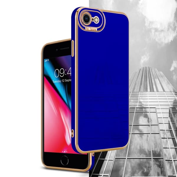 iPhone 7 / 7S / 8 / SE 2020 Fodral Skal av flexibel TPU-silikon och med kameraskydd Case Cover