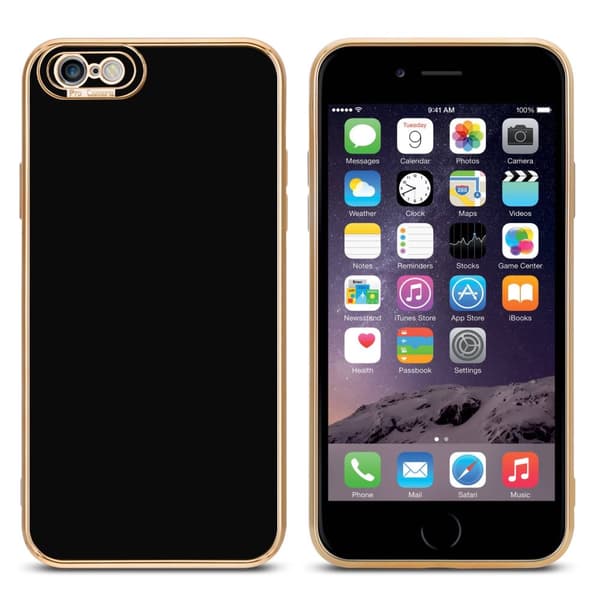 iPhone 6 / 6S Fodral Skal av flexibel TPU-silikon och med kameraskydd Case Cover