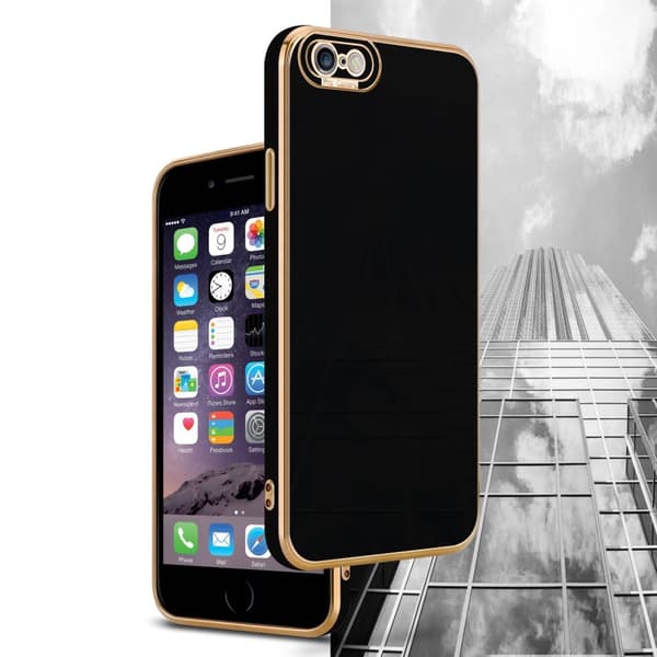 iPhone 6 / 6S Fodral Skal av flexibel TPU-silikon och med kameraskydd Case Cover