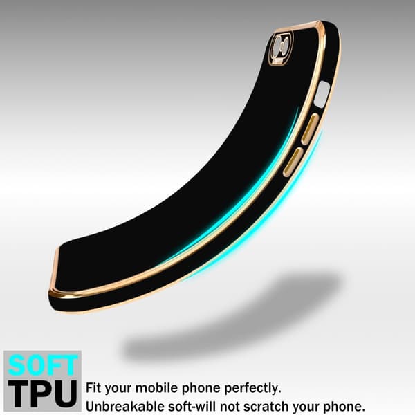 iPhone 6 / 6S Fodral Skal av flexibel TPU-silikon och med kameraskydd Case Cover