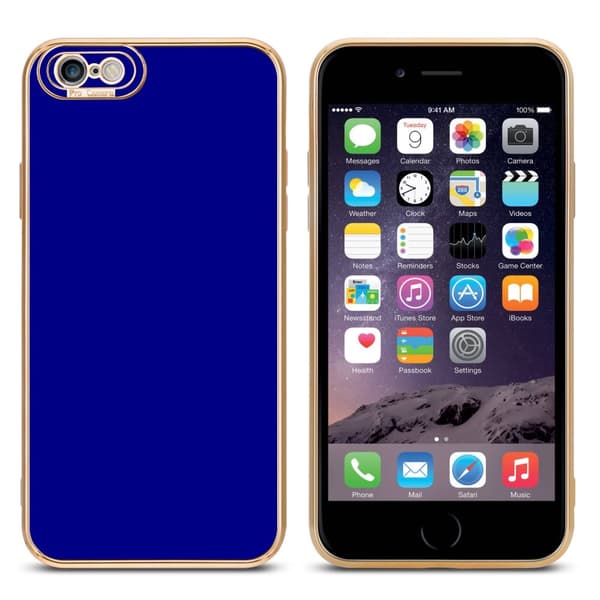 iPhone 6 / 6S Fodral Skal av flexibel TPU-silikon och med kameraskydd Case Cover