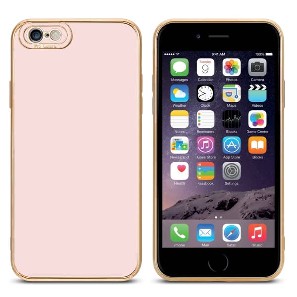 iPhone 6 / 6S Fodral Skal av flexibel TPU-silikon och med kameraskydd Case Cover