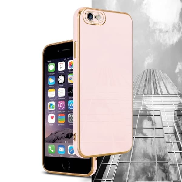 iPhone 6 / 6S Fodral Skal av flexibel TPU-silikon och med kameraskydd Case Cover
