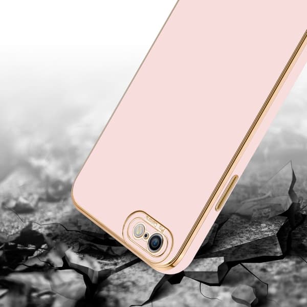 iPhone 6 / 6S Fodral Skal av flexibel TPU-silikon och med kameraskydd Case Cover