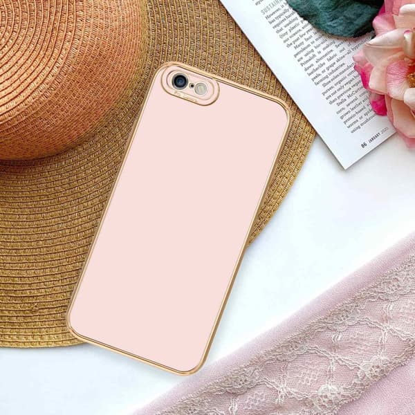 iPhone 6 / 6S Fodral Skal av flexibel TPU-silikon och med kameraskydd Case Cover