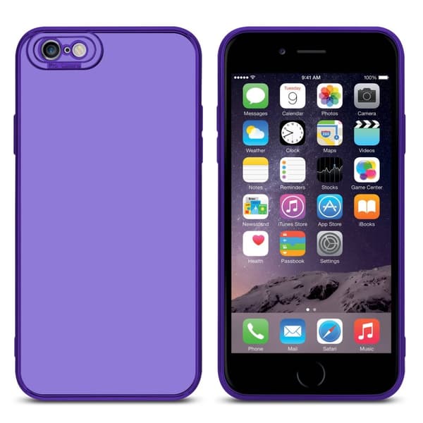 iPhone 6 / 6S Fodral Skal av flexibel TPU-silikon och med kameraskydd Case Cover