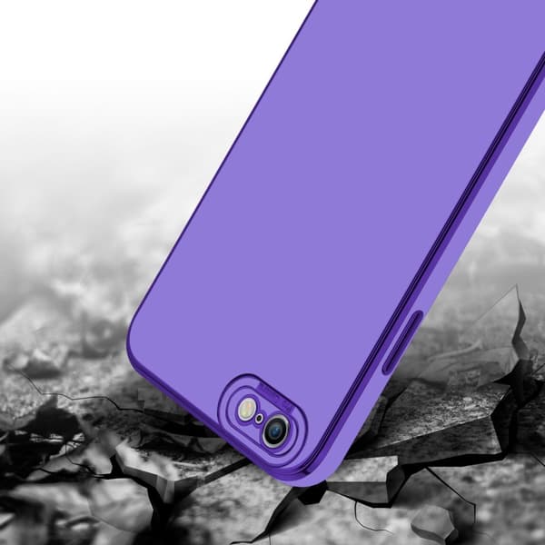iPhone 6 / 6S Fodral Skal av flexibel TPU-silikon och med kameraskydd Case Cover