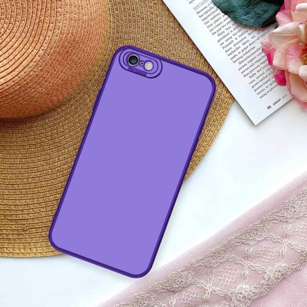 iPhone 6 / 6S Fodral Skal av flexibel TPU-silikon och med kameraskydd Case Cover