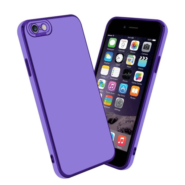 iPhone 6 / 6S Fodral Skal av flexibel TPU-silikon och med kameraskydd Case Cover