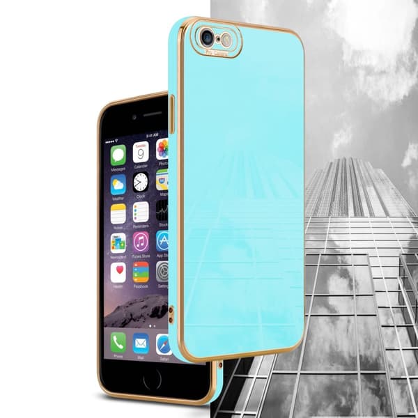 iPhone 6 / 6S Fodral Skal av flexibel TPU-silikon och med kameraskydd Case Cover