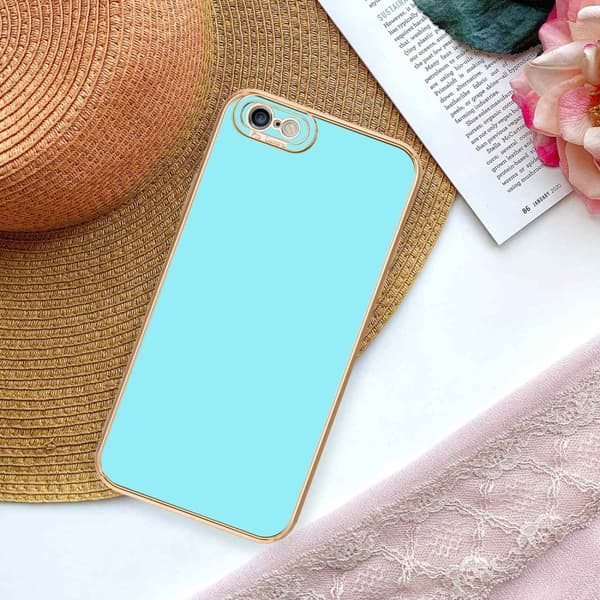 iPhone 6 / 6S Fodral Skal av flexibel TPU-silikon och med kameraskydd Case Cover