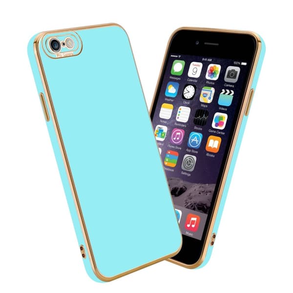 iPhone 6 / 6S Fodral Skal av flexibel TPU-silikon och med kameraskydd Case Cover