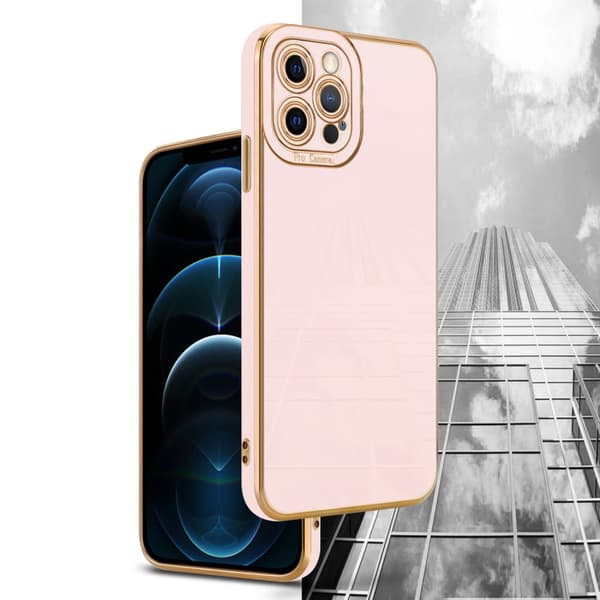 iPhone 12 PRO MAX Fodral Skal av flexibel TPU-silikon och med kameraskydd Case Cover