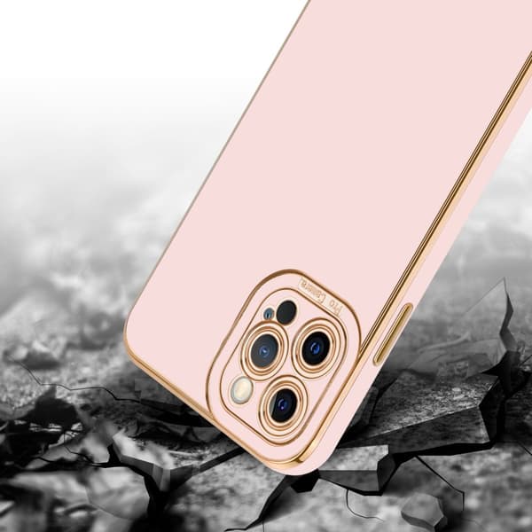 iPhone 12 PRO MAX Fodral Skal av flexibel TPU-silikon och med kameraskydd Case Cover