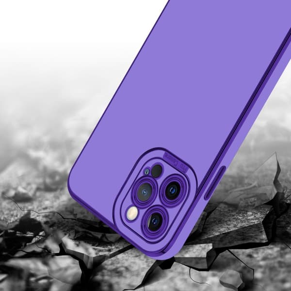 Silikondeksel til iPhone 12 PRO MAX med kamerabeskyttelse