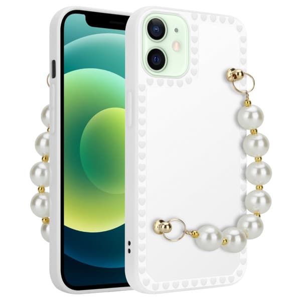 iPhone 12 MINI Suojakuori Suojakotelo Joustavasta TPU-silikonista valmistettu suojakuori jossa on ranneketju