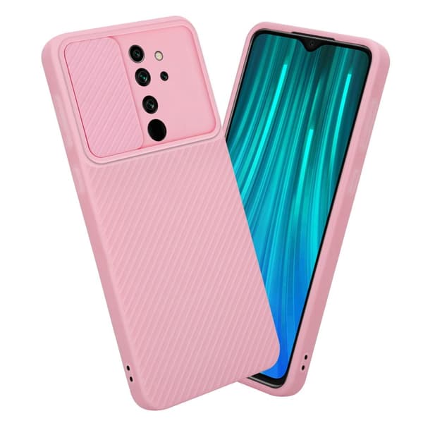 Xiaomi RedMi NOTE 8 PRO Suojakuori Suojakotelo joka on valmistettu joustavasta TPU-silikonista ja jossa on kameran suojaus