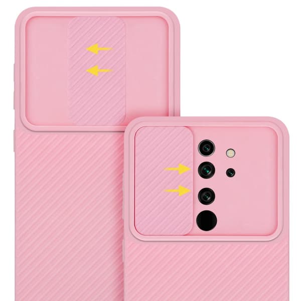 Xiaomi RedMi NOTE 8 PRO Suojakuori Suojakotelo joka on valmistettu joustavasta TPU-silikonista ja jossa on kameran suojaus