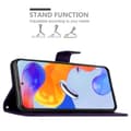 Miniatyrbillede 7 af 11: Xiaomi RedMi NOTE 11 PRO 4G / 5G Pungetui Cover Blomster ()