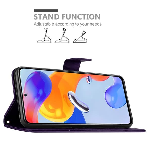 Xiaomi RedMi NOTE 11 PRO 4G / 5G Pungetui Cover Blomster ()