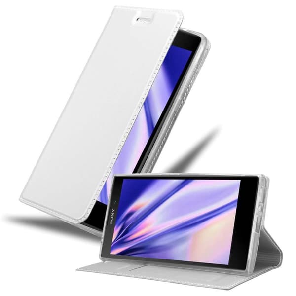 Deksel til Sony Xperia L2 Lommebokdeksel med magnetisk lukking, stativfunksjon og kortlomme